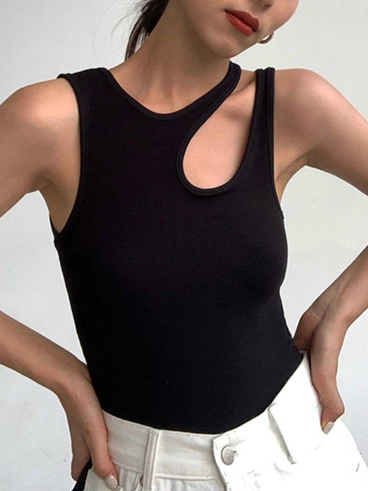 Bella Baby Cutout Tank Top