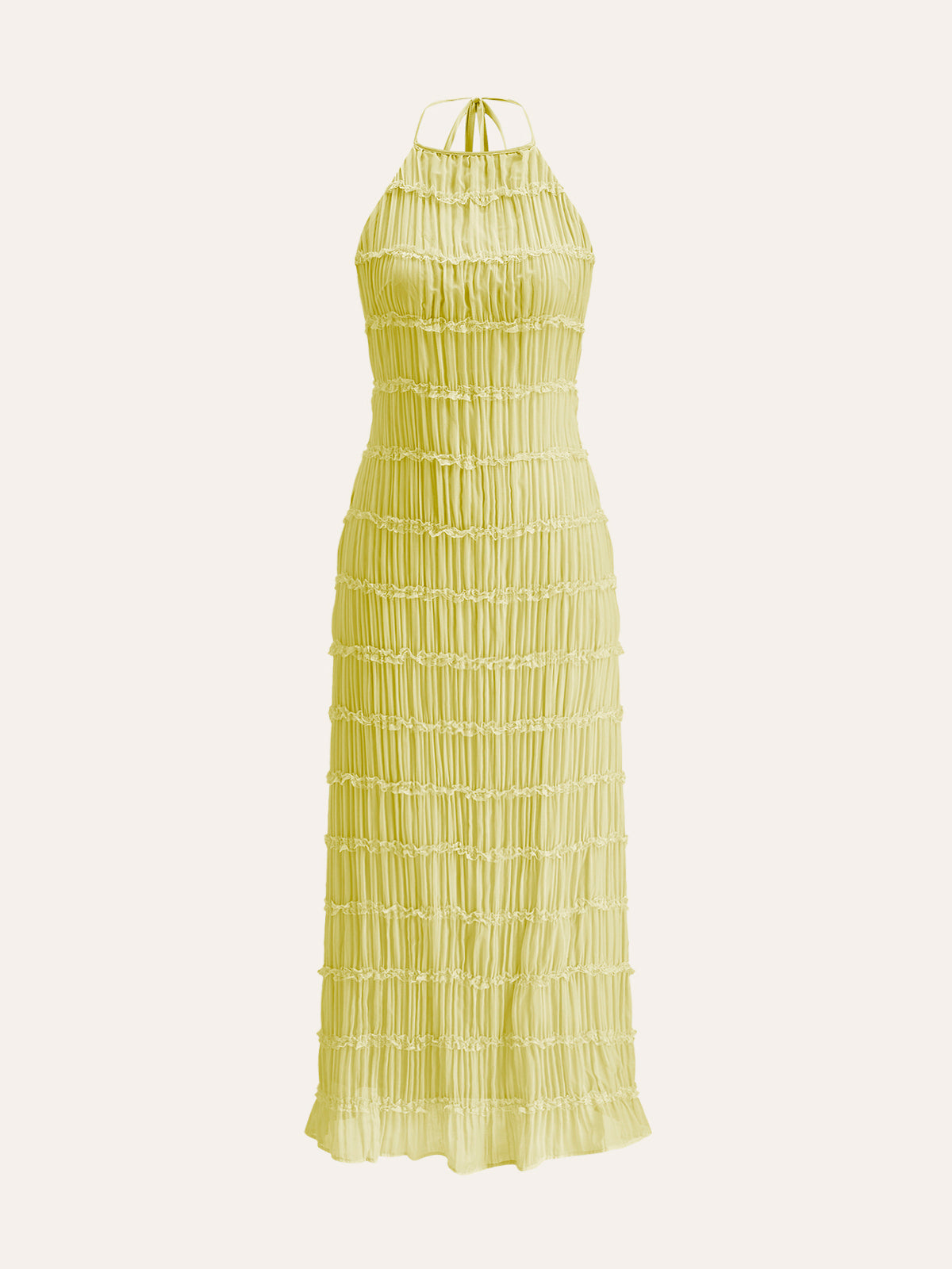Sally Halter Ruffled Dress