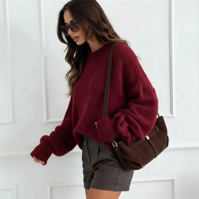 Bloom & Flow Pullover Knit Sweater