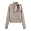 Brussels Ribbed Knit Long Sleeve Sweater