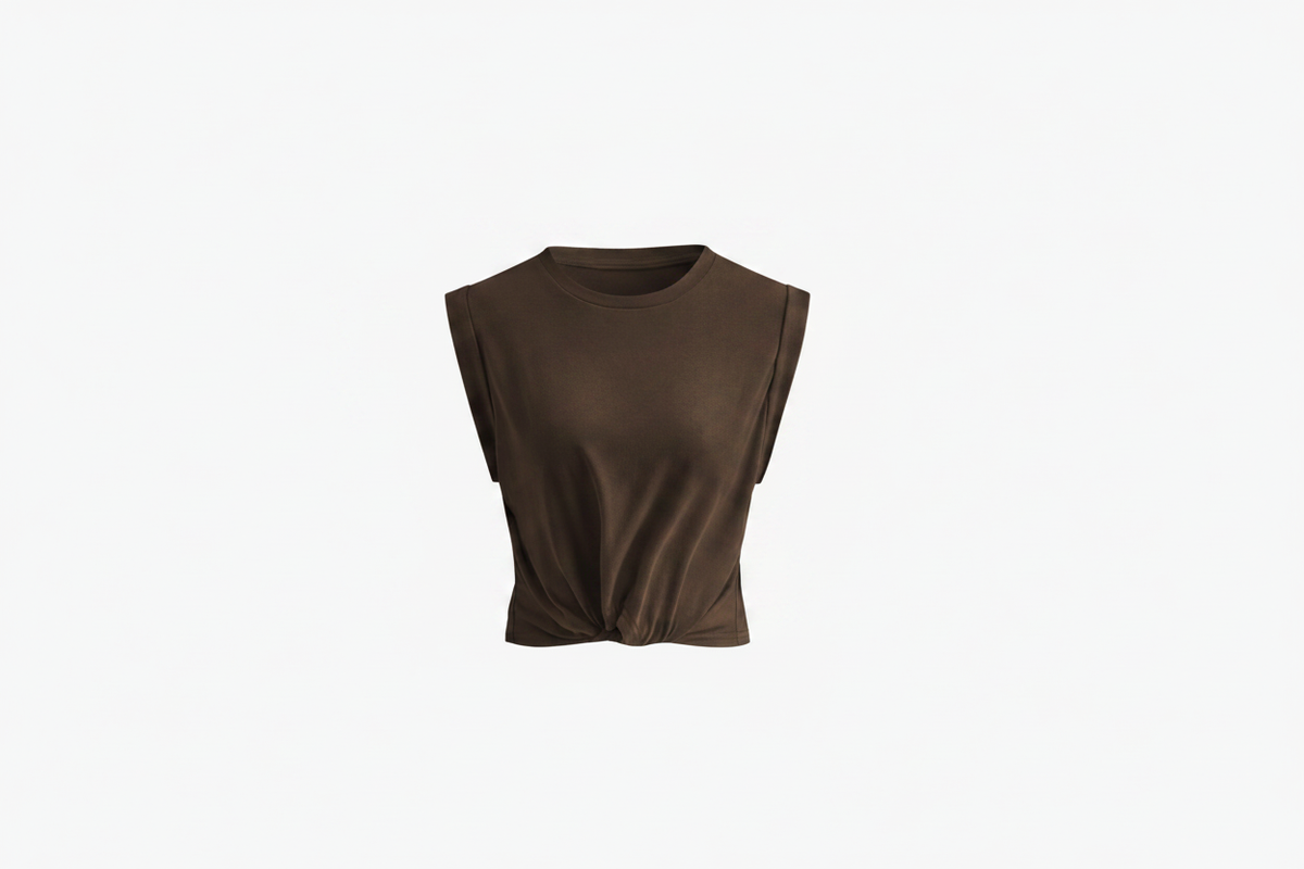 Dark brown top