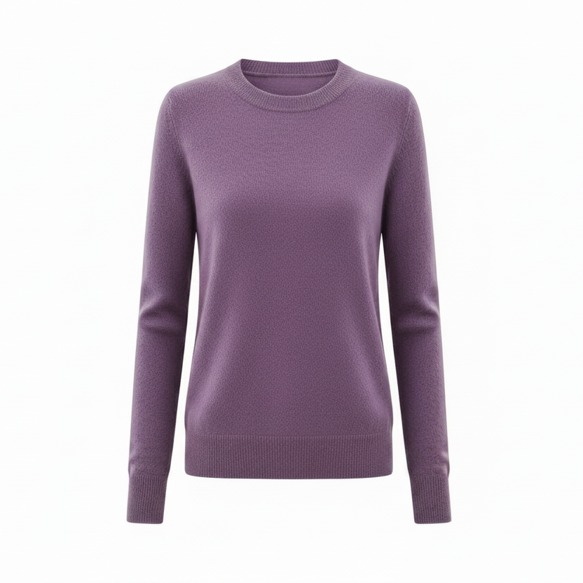 Ghost mannequin sweater, lavender