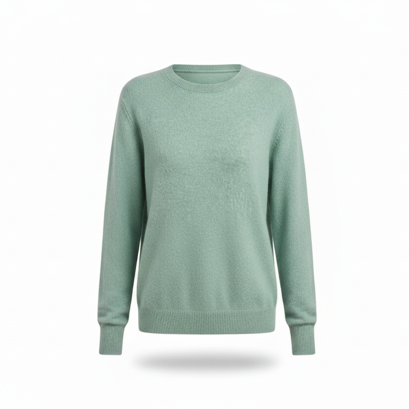 Ghost mannequin sweater, sage