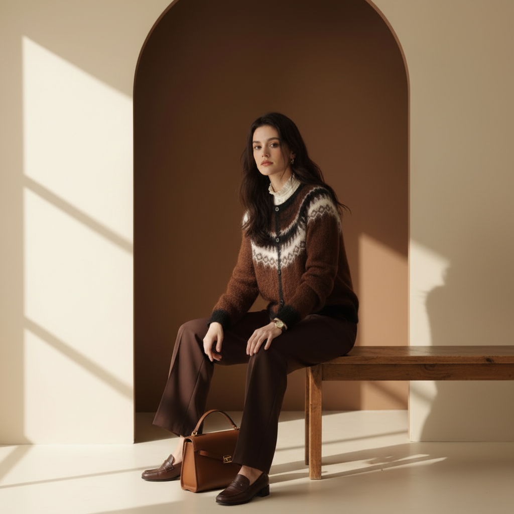 Seated editorial