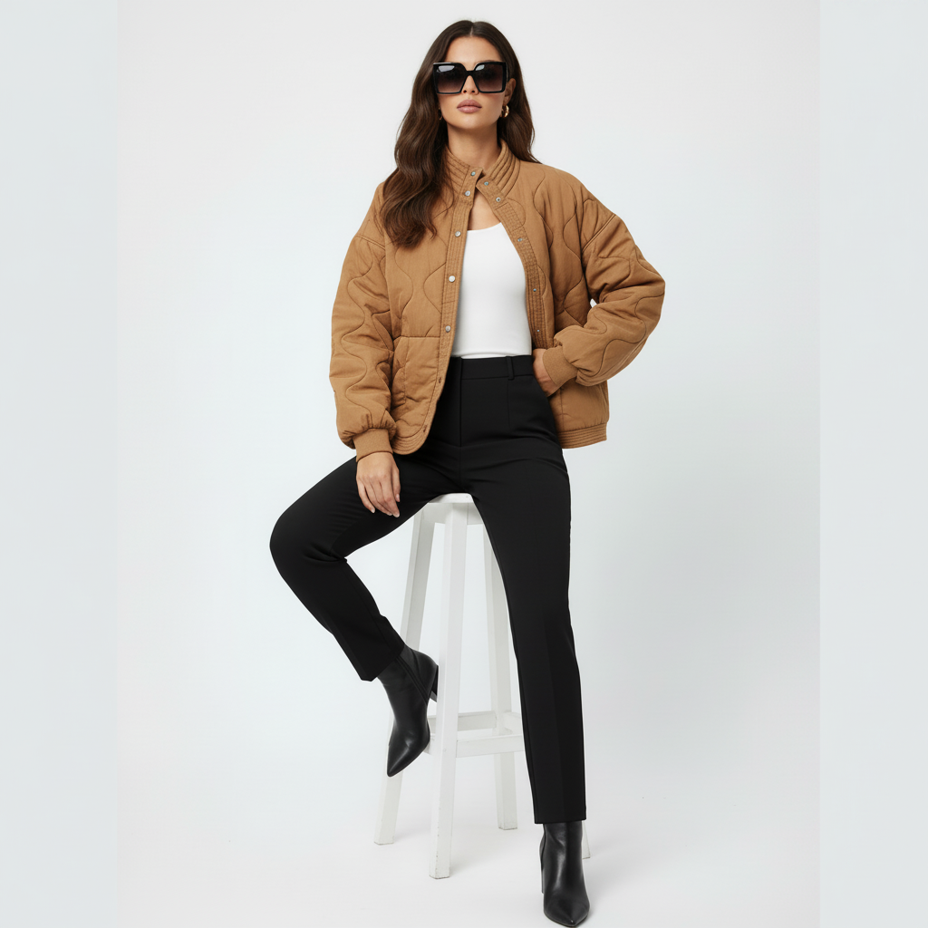 True square seated editorial