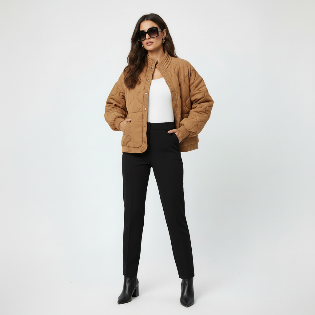 True square straight-on editorial