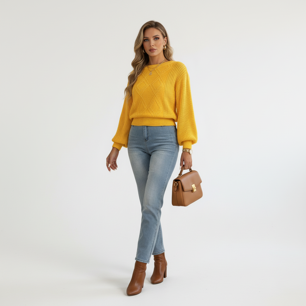 White-studio front three-quarter editorial